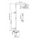 The shower system Wasserkraft A114.160.217.cb Thermo, tropical shower, thermostat, black/chrome 101151