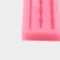 Mold "Collection of Beads", silicone, 26.5 × 3.8 × 1 cm, pink color