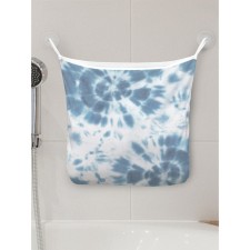 Organizer in a bathtub on the suction cups “Blue flashes”, for storing toys and little things, size 33x39 cm