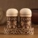 Set for spices "Moth" Sol-Peretz, 3Pr. Memorial 4.5x9cm, birch bark