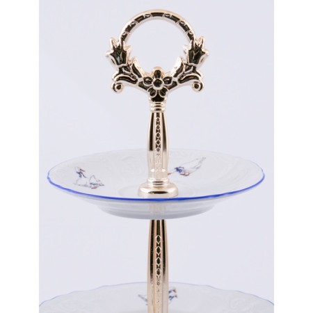3-tier everages Bernadotte, Decor "Geese"-1