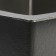 Kitchen sink Aflorn AF94444, Sredal, S = 3.0 and 0.8 mm, 44x44x22 cm, siphon, satin