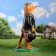 Garden figure "Surita with a hat" 41x32x75cm