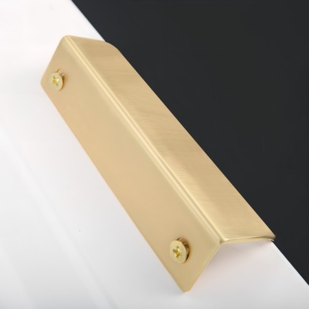 Handle cappio, m/o 96 mm, matte gold color-4