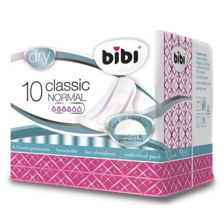Babi gaskets Classic Normal Dry, 10 pcs.