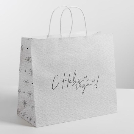 Package gift craft "Wonderful holiday", 25 x 22 x 12 cm, New Year-1