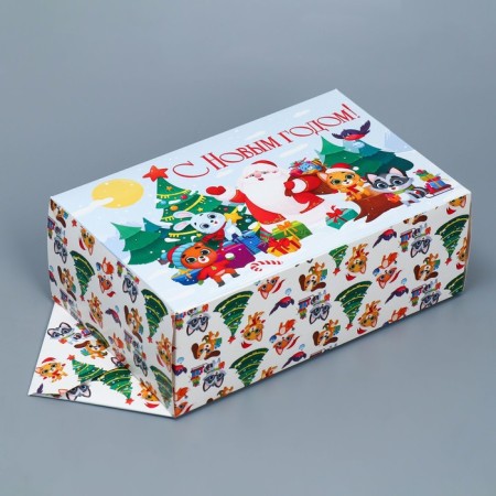 The prefabricated box - the context of New Year, 18 x 28 x 10 cm, New Year-2