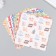 A set of scrapbooking paper 12 sheets 12 designs "Funny cats" 160 grams 15.2x15.2 cm