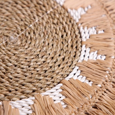 Wicker rug round 40 cm-2
