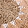 Wicker rug round 40 cm