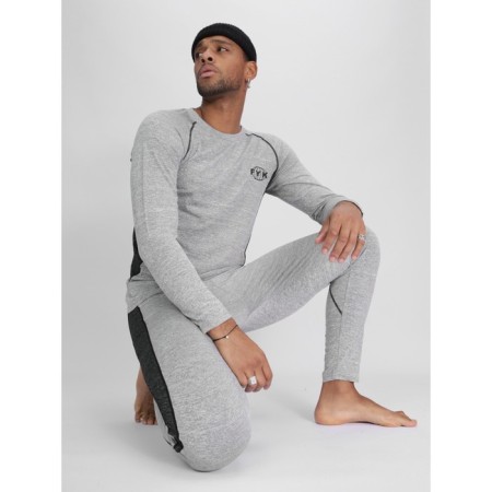 Male thermal underwear, size 48-50, light-gray color-12