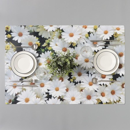 Serving napkin on the table "Chamomile", 60 × 90 cm