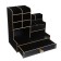Organizer - Table Devente stand. Elrix 24.5 x 15 x 25.5 cm, MDF, black, cardboard box