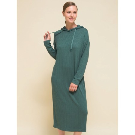 Women's dress, size 42, green color-1