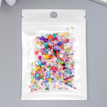Glass beads 6/0-15/0 "Assorted Rainbow" d = 1.5-4 mm, nr 10gr-2