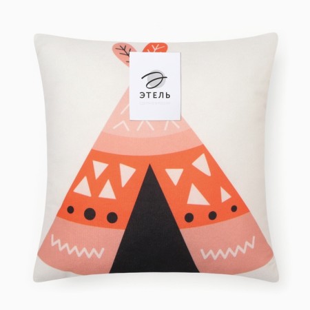 Decorative Ethel Pillow "Vigva" 30*30 cm, velor 100% p/e-4