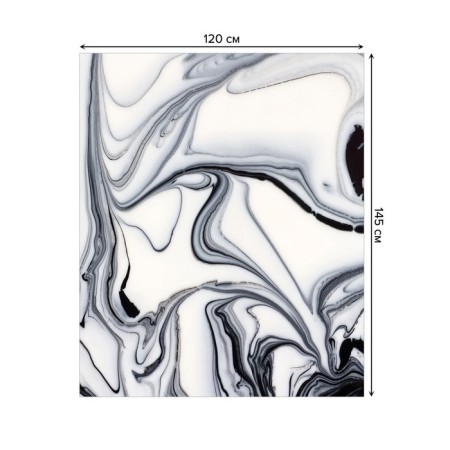 The tablecloth “Skinali marble”, rectangular, Saten, size 120x145 cm-1
