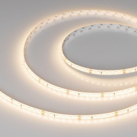 Arlight 8x2 mm LED strip, 5 m, IP65, 2835, 120 LED/m, 9 W/m, 24 V, 3000K, glow warm white