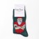 Male socks "Santa Claus with tattoo", jade color, size 27-29