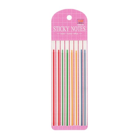Block-filling with a sticky edge plastic 20l x 8 pieces, fluor strip, 140mm x 6mm Calligrata 105326-1