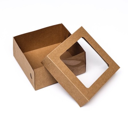 Confectionery packaging, craft, 17 x 17 x 8 cm-4