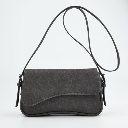 Female bag 25*14*6.5 cm, gray color-5