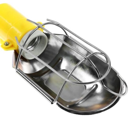 A portable Luazon Lighting lamp with a switch under the lamp E27, 10 meters, yellow-3