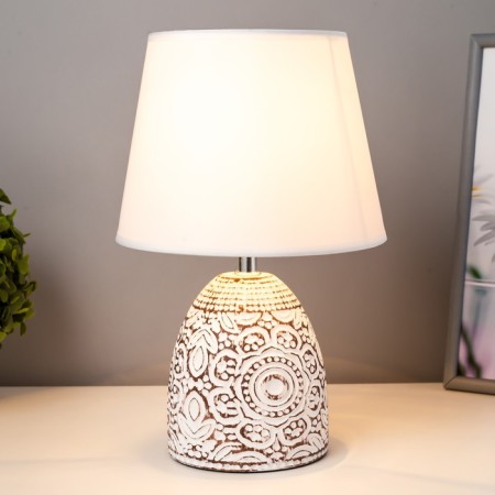 E14 40w-chocolate 20x20x30 cm Risalux table lamp "Isabella"-1