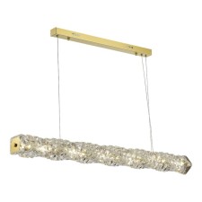 Suspension lamp ST LUCE. SL6010.203.30. Espira. 1x30 W, LED, 3000K, 360 LM, 120x200 cm, golden color