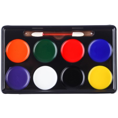 Makeup for the face and body, pencils 6 colors, sparkles, applicator, tattoo "team", puppy patrol-2