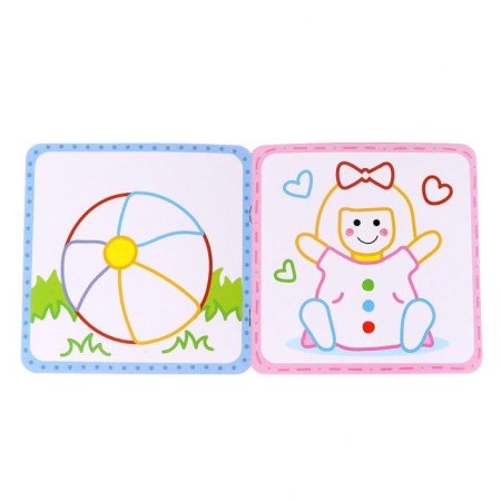 Reusable coloring "Toys", 12 p.-1