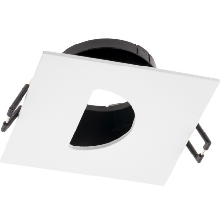 Light-K Buildiv, Artin, square 87x87x38mm installation. opening 75x75mm GU5.3 Al white 51433 6-6