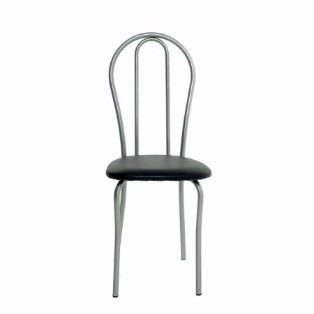 Vienna 2 chair, silver metallic/black-1