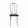 Vienna 2 chair, silver metallic/black