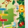Jungle-labyrinth toy, with a ball, magnetic