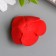 Decor for creativity "Red rose" d = 3.5 cm