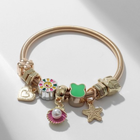 Mardgeri Assortment Bracelet is a single, assorted, color in gold-1