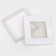 The box is folding, the lid is, with the window, white, 15 x 15 x 5 cm