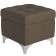 Josephine 2, 460 × 460 × 450 mm banquet, horned, dark brown color