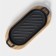 The pan on the wooden stand “Oval Grill”, with pens 26 × 10 × 2.5 cm