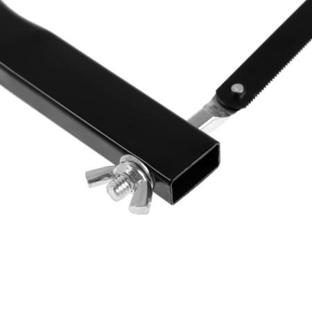 Hacksaw for metal tundra, reinforced rectangular profile, plastic handle, 300 mm-3