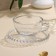 Tea pair of glass "Orbit", 2 items: a mug 240 ml, a saucer d = 14 cm