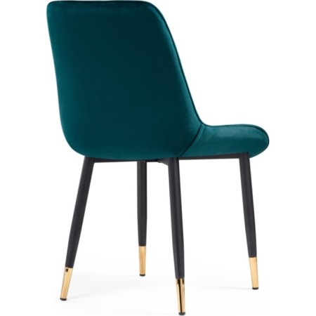 SEDA 1 Metal/velor, black/green 52x60x87 cm stool-3