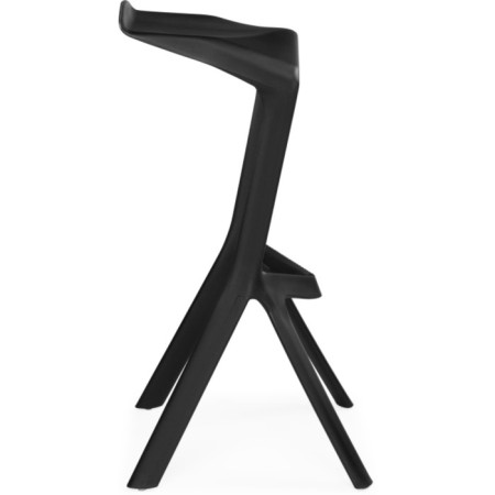 MAGAM chair MEGA plastic, black 50x43x80 cm-2