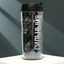 The thermost man is plastic with the insert “Strong in spirit. Lion 