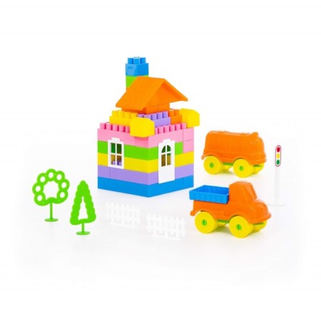 Designer "Builder", 92 elements, in the package-3
