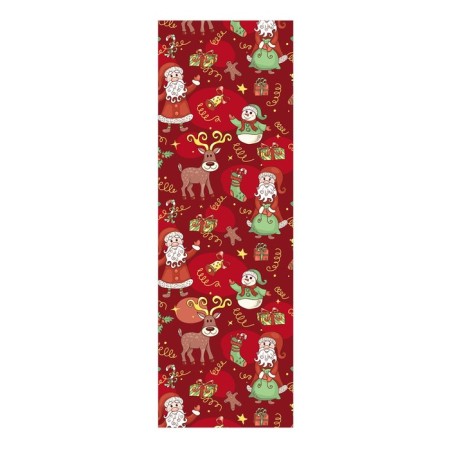 Case for the chair "Grandfather Frost with friends", decorative, velor-1