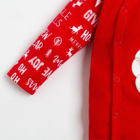 Combineson crumb I "Happy Winter 2", height 74-80 cm, red-5