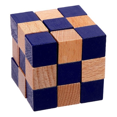 Puzzle wooden games of the mind "Cube Gorgon" MIX-2