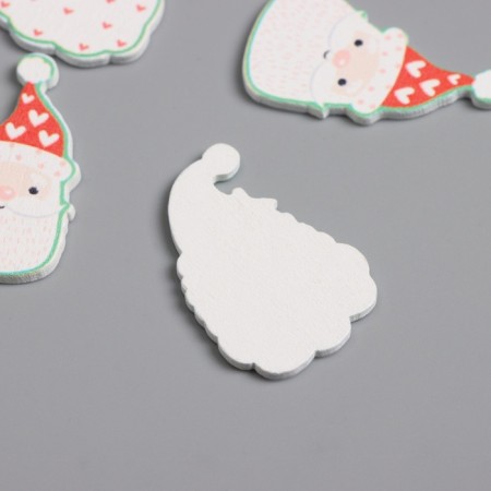 Decor for creativity Tree "Grandfather Frost" set 10 pcs 2.8x1.9 cm-2